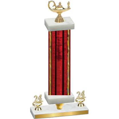 Premium Single Red Glacier Year Academics Trophy