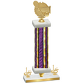 Premium Single Purple Glacier First Place Tennis Trophy