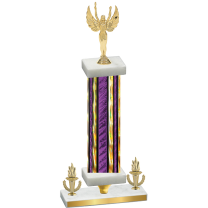 Premium Single Purple Glacier Victory Victory Trophy