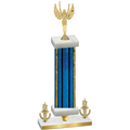Premium Single Blue Glacier Victory Victory Trophy