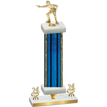 Premium Single Blue Glacier Year Shooter Trophy