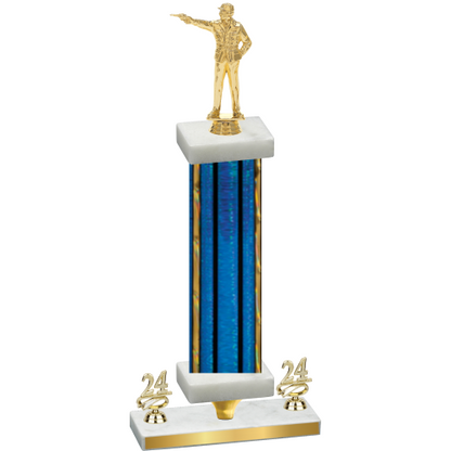 Premium Single Blue Glacier Year Shooter Trophy