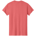 Coral Silk back - Gildan Heavy Cotton 100% Cotton T-Shirt