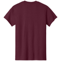Maroon back - Gildan Heavy Cotton 100% Cotton T-Shirt