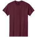 Maroon front - Gildan Heavy Cotton 100% Cotton T-Shirt