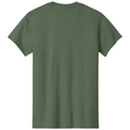 Military Green back - Gildan Heavy Cotton 100% Cotton T-Shirt