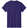 Purple back - Gildan Heavy Cotton 100% Cotton T-Shirt