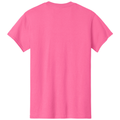 Safety Pink back - Gildan Heavy Cotton 100% Cotton T-Shirt