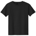 Black front - Gildan Youth Heavy Cotton 100% Cotton T-Shirt