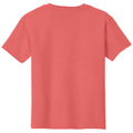 Coral Silk back - Gildan Youth Heavy Cotton 100% Cotton T-Shirt