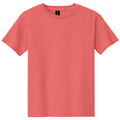 Coral Silk front - Gildan Youth Heavy Cotton 100% Cotton T-Shirt