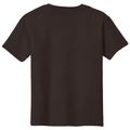 Dark Chocolate back - Gildan Youth Heavy Cotton 100% Cotton T-Shirt