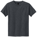 Dark Heather front - Gildan Youth Heavy Cotton 100% Cotton T-Shirt