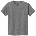 Graphite Heather front - Gildan Youth Heavy Cotton 100% Cotton T-Shirt