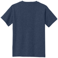 Heather Navy back - Gildan Youth Heavy Cotton 100% Cotton T-Shirt
