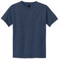 Heather Navy front - Gildan Youth Heavy Cotton 100% Cotton T-Shirt