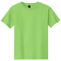 Lime front - Gildan Youth Heavy Cotton 100% Cotton T-Shirt