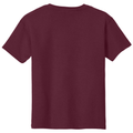 Maroon back - Gildan Youth Heavy Cotton 100% Cotton T-Shirt