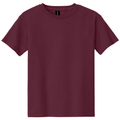 Maroon front - Gildan Youth Heavy Cotton 100% Cotton T-Shirt