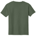 Military Green back - Gildan Youth Heavy Cotton 100% Cotton T-Shirt