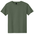 Military Green front - Gildan Youth Heavy Cotton 100% Cotton T-Shirt