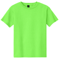 Neon Green front - Gildan Youth Heavy Cotton 100% Cotton T-Shirt