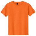 S. Orange front - Gildan Youth Heavy Cotton 100% Cotton T-Shirt