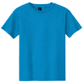 Sapphire front - Gildan Youth Heavy Cotton 100% Cotton T-Shirt