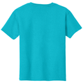 Tropical Blue back - Gildan Youth Heavy Cotton 100% Cotton T-Shirt