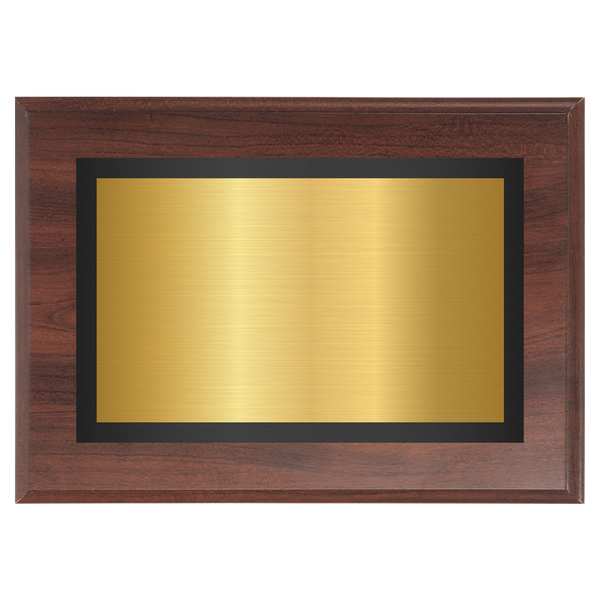 Cherry Two-Toned Full Plate Plaque with Black Background