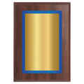 Cherry Two-Toned Full Plate Plaque with Blue Background