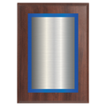 Cherry Two-Toned Full Plate Plaque with Blue Background