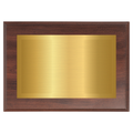 Cherry Two-Toned Full Plate Plaque with Gold Background
