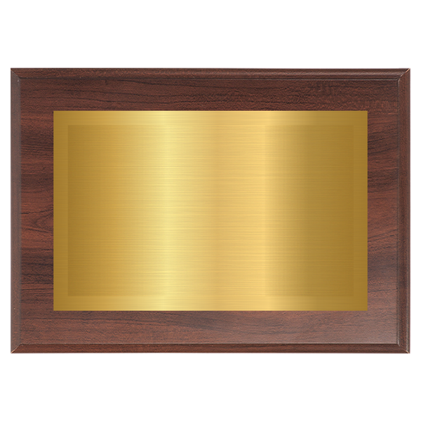 Cherry Two-Toned Full Plate Plaque with Gold Background