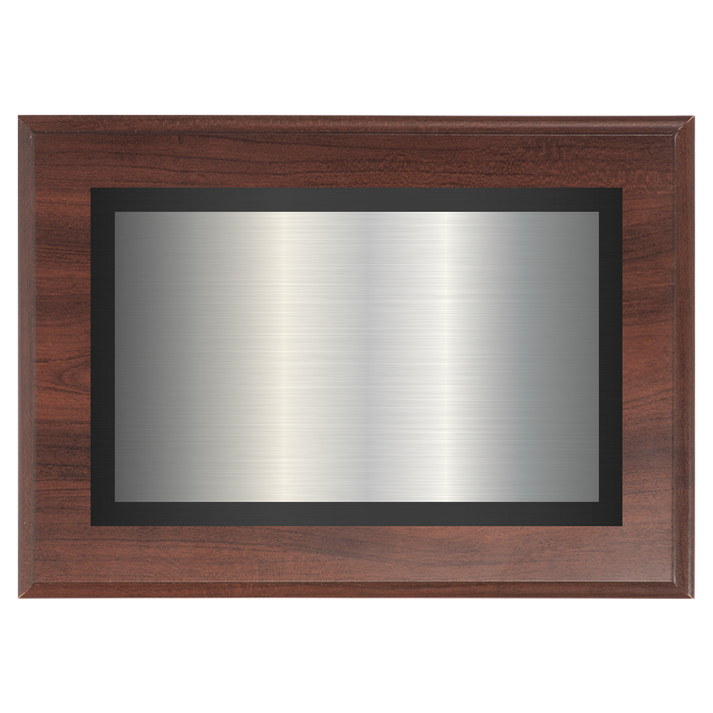 Cherry Two-Toned Full Plate Plaque with Black Background
