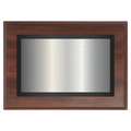 Cherry Two-Toned Full Plate Plaque with Black Background