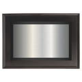 Black Two-Toned Full Plate Plaque with Black Background
