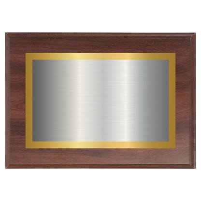 Cherry Two-Toned Full Plate Plaque with Gold Background