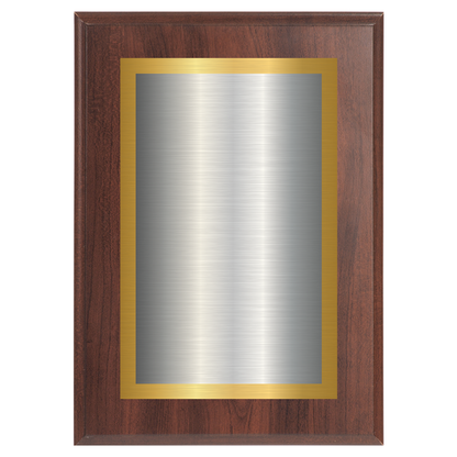 Cherry Two-Toned Full Plate Plaque with Gold Background