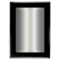 Black Piano Two-Toned Full Plate Plaque with Silver Background