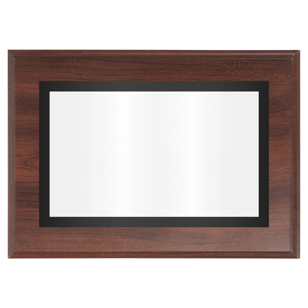 Cherry Two-Toned Full Plate Plaque with Black Background