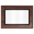Cherry Two-Toned Full Plate Plaque with Black Background