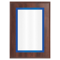Cherry Two-Toned Full Plate Plaque with Blue Background