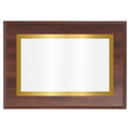 Cherry Two-Toned Full Plate Plaque with Gold Background