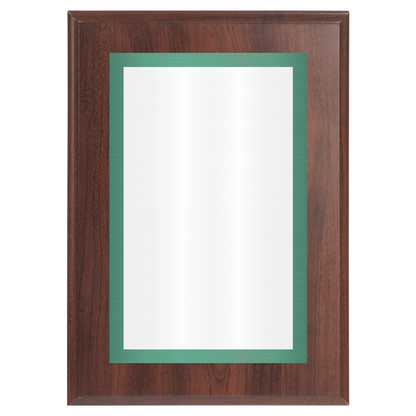 Cherry Two-Toned Full Plate Plaque with Green Background