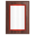 Cherry Two-Toned Full Plate Plaque with Red Background