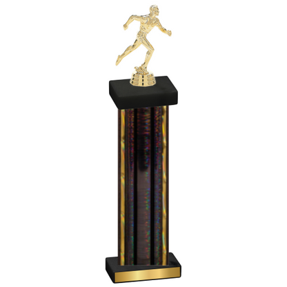 Single Black Glacier Running Trophy