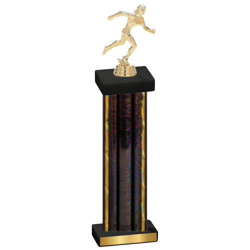 Single Black Glacier Running Trophy