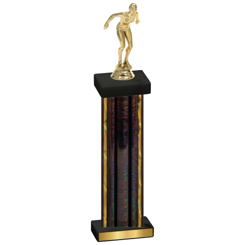 Single Black Glacier Tennis Trophy