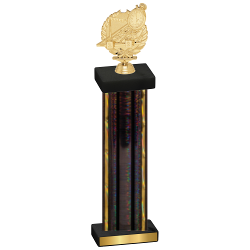 Single Black Glacier Swimming Trophy